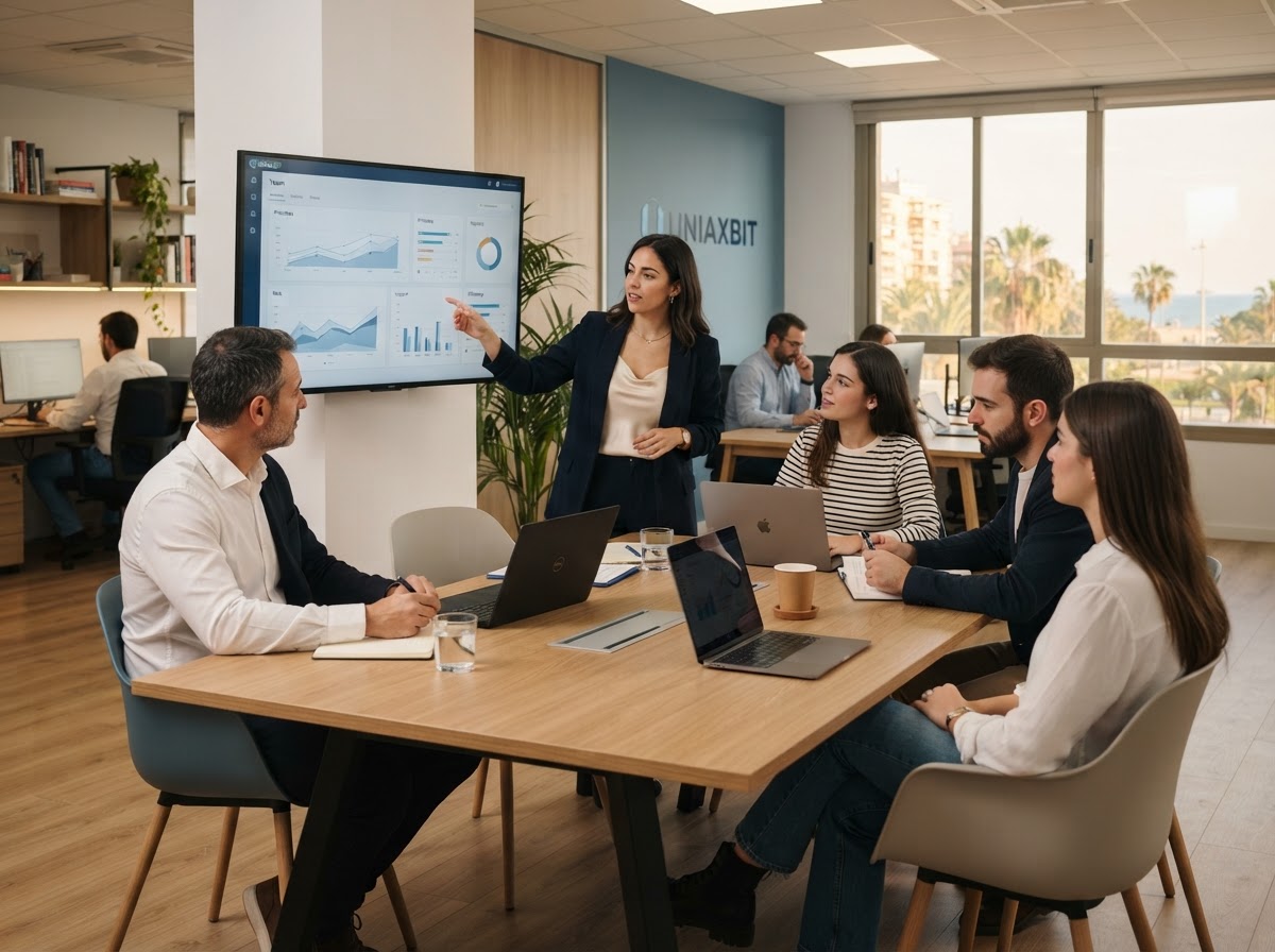 UniaxBit equipo analizando modelos predictivos de inversión